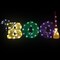 Northlight LED Lighted Tinsel BOO Outdoor Halloween Sign Decoration - 50" - Clear Lights